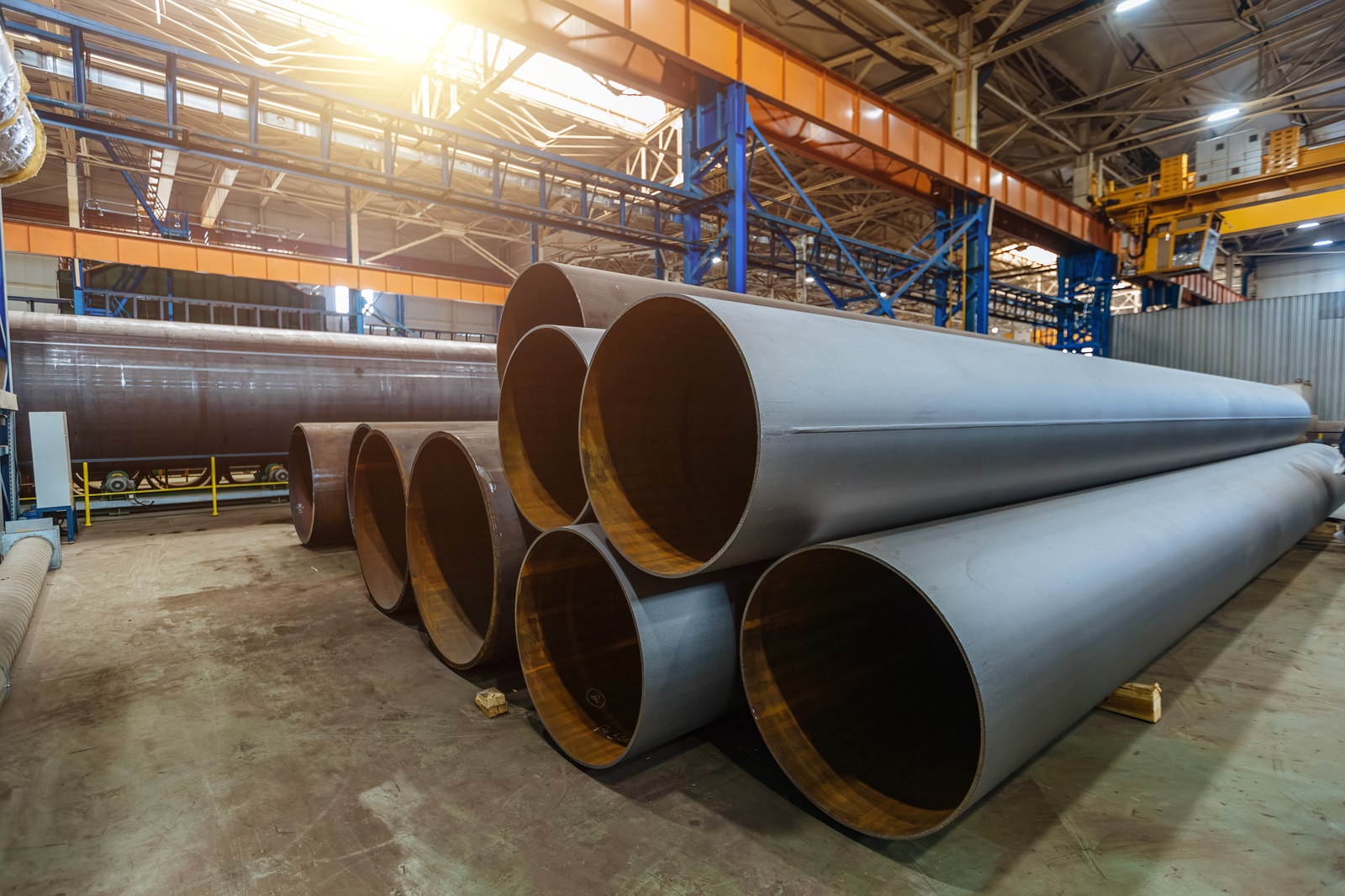 Industrial pipe coating helps prevent pipe corrosion.